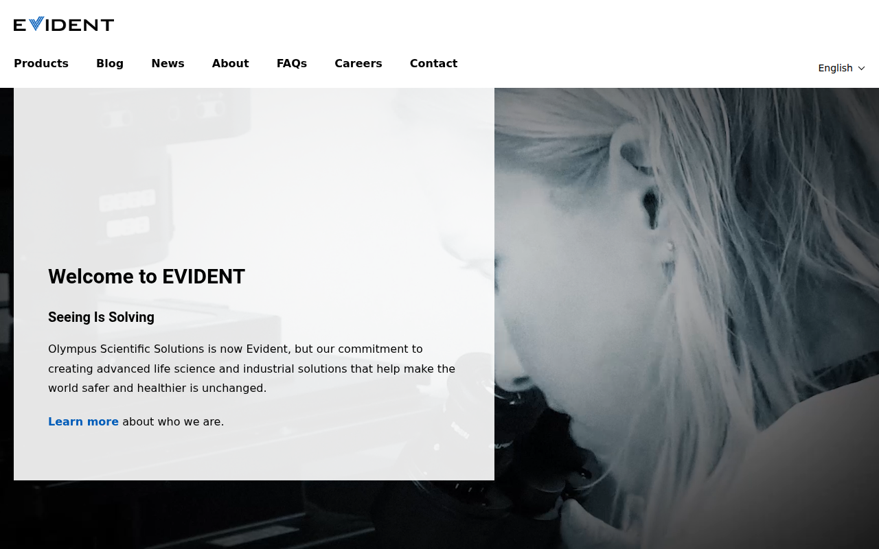 Evident | NDT, Microscopes, XRF, RVI